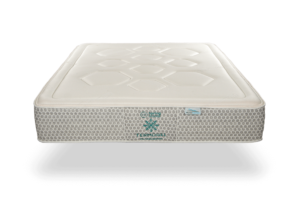 MaterassieDoghe - colchón 105x190 de muelles ensacados, viscoelástica de 4  cm, ortopédico, 800 muelles ensacados, 9 zonas de confort