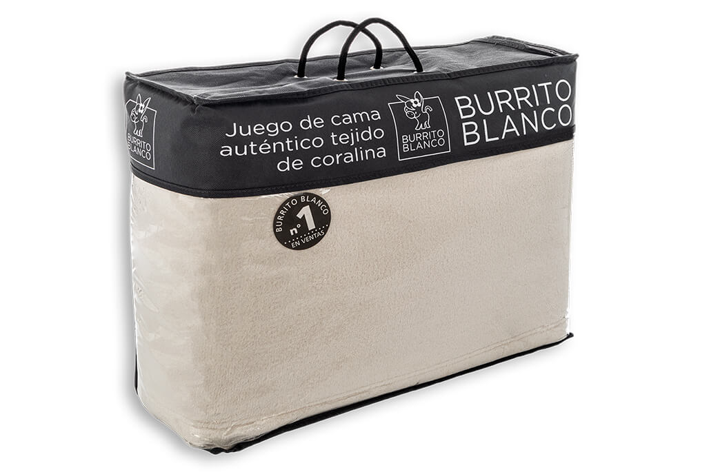 Sábana Coralina Dorvel 769 - Burrito Blanco - Rincón Textil